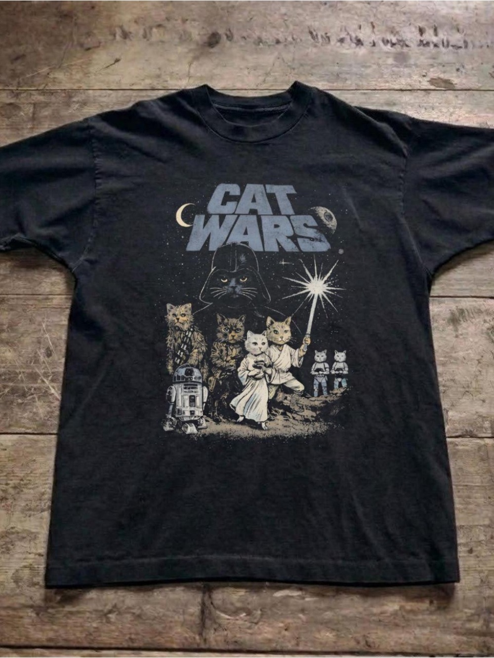 Gildan Black Cat Wars Graphic Tee